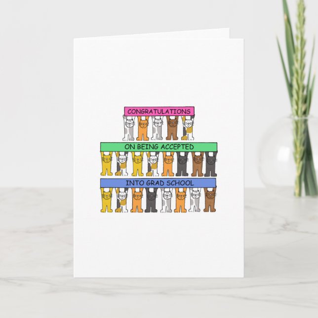 Carte Graduate School Acceptance Congratulations (Devant)