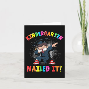 Carte Graduation 2025 Garçons Enfants Dabbing Gra