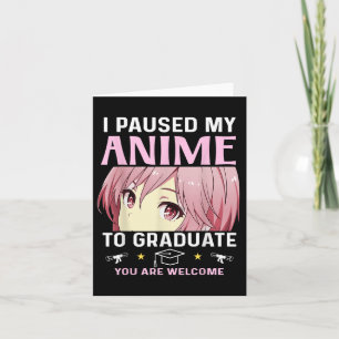 Carte Graduation 5e 8e grade Cl 2025 Anime Middle Scho