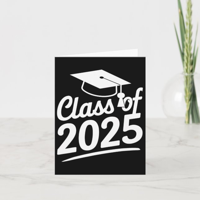 Carte Graduation Cl Of 2025 - Senior 2025 (Devant)