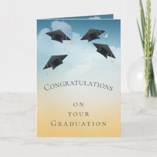 Carte Graduation de Caps