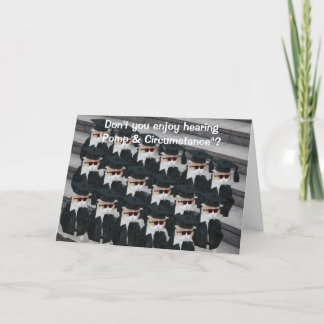 Carte Graduation de chats sur mesure/amusant