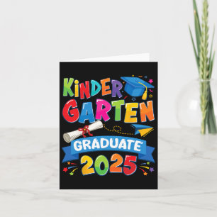 Carte Graduation de la maternelle 2025 Pré-k Diplômés B