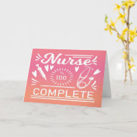 Graduation Moderne Pink Grad Nurse