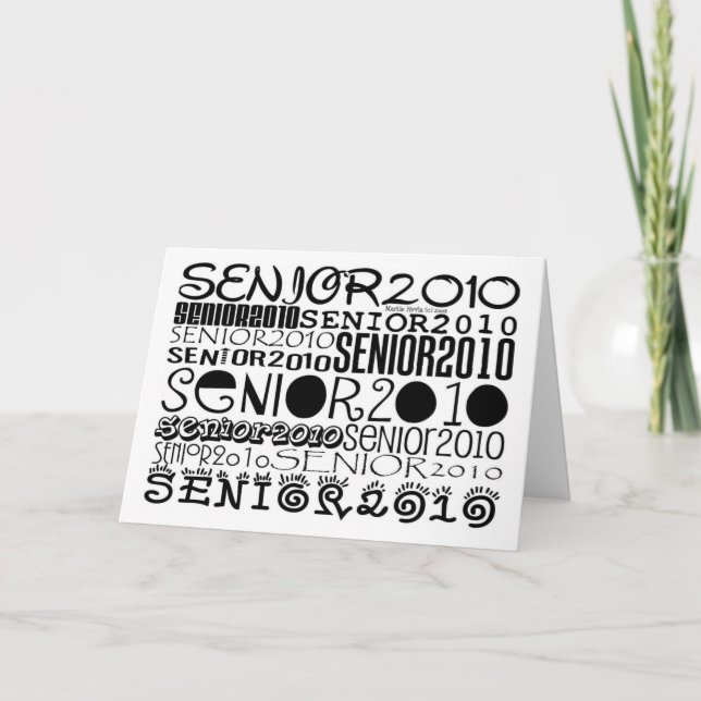 Carte Graduation - senior 2010 - Card (Devant)