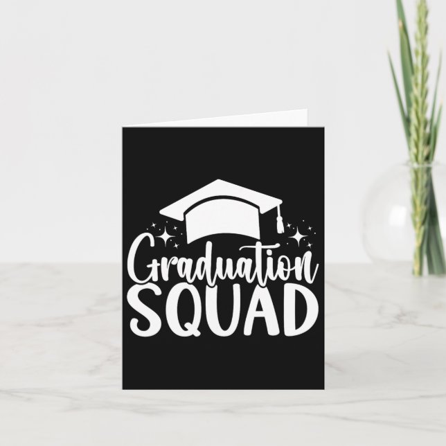 Carte Graduation Squad Cl De 2025 Graduation (Devant)