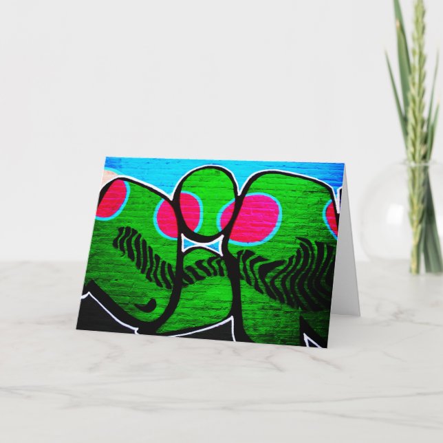 Carte Graffiti 12 cm (Devant)