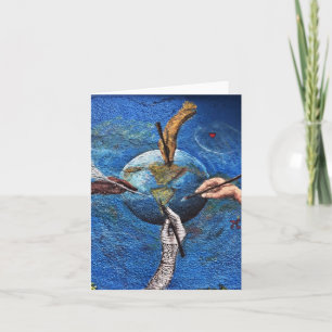 Carte Graffiti pour l'unité mondiale