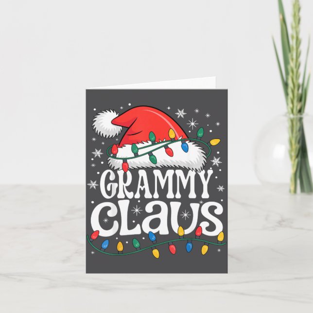 Carte Grammy Claus Funny Xmas Christmas Grandma Holiday  (Devant)