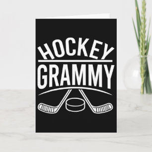 Carte Grammy de hockey Famille de hockey Drôle 