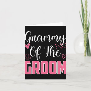 Carte Grammy De La Famille Groom Mariage Mariage Mari T