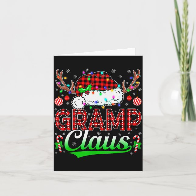 Carte Gramp Claus Christmas Lights Matching Family Xmas  (Devant)