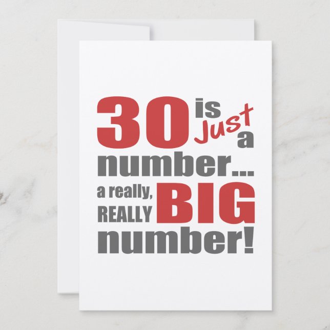 Carte Grand 30e anniversaire (Devant)