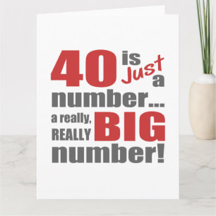 Carte Grand 40e anniversaire