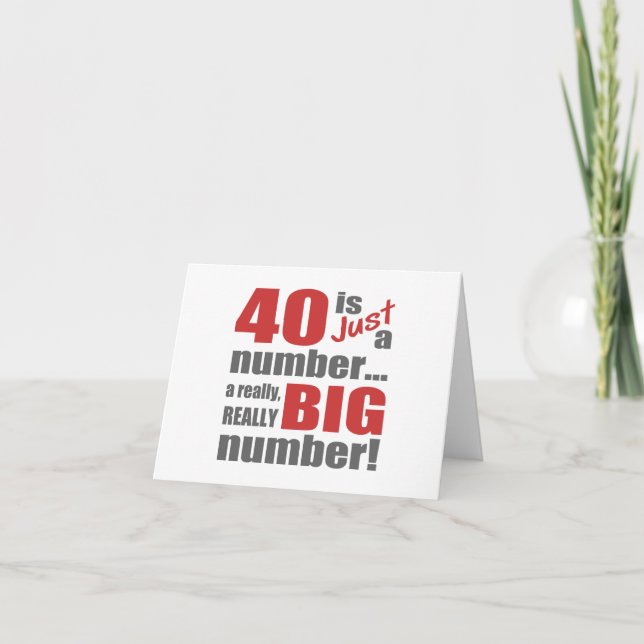 Carte Grand 40e anniversaire (Devant)