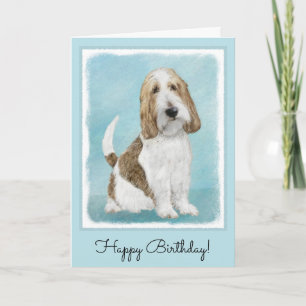 Carte Grand Basset Griffon Vendeen - Art original de chi