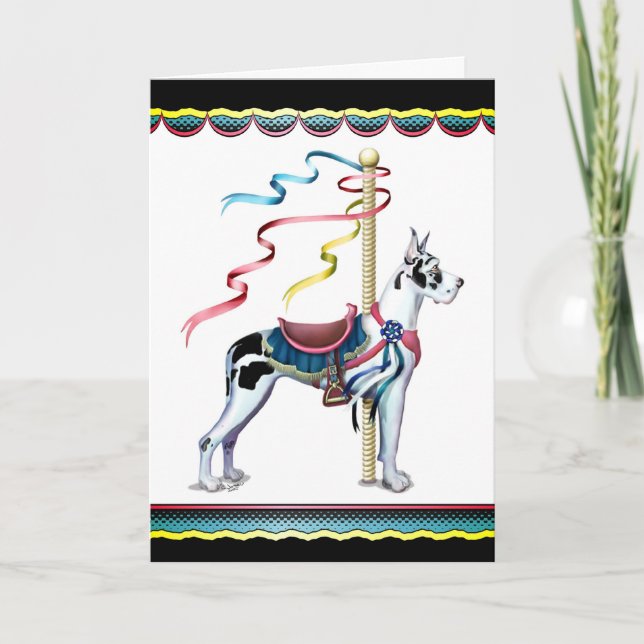 Carte Grand carrousel Dane Harlequin - Customisé (Devant)