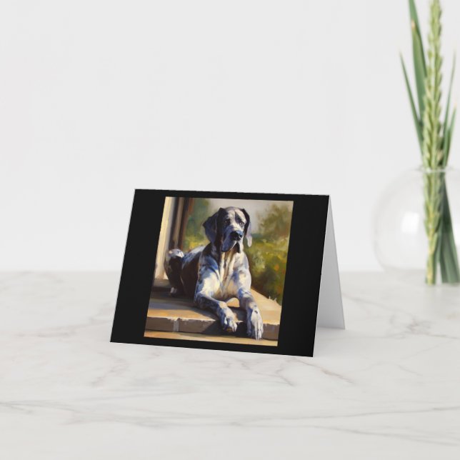Carte Grand Chien Danois (Devant)