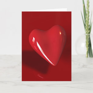 Carte Grand Cœur Rouge