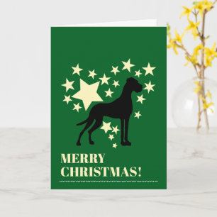 Carte Grand Danois Noël