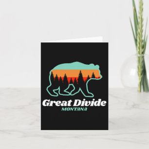 Carte Grand Divide Montana Ski Snowboard Ours
