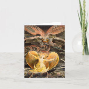 Carte Grand Dragon Rouge et la Femme vêtue de Soleil