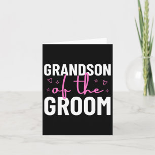 Carte Grand-Fils De La Famille Du Parti Mariage Mariage