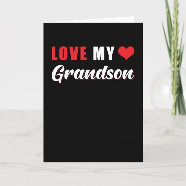 Carte Grand-fils dit l'amour (Devant)