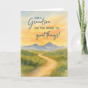 Carte Grand-fils - Un coeur au mont College