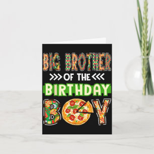 Carte Grand frère du garçon garçon d'anniversaire amateu