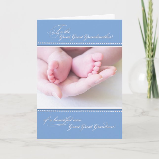 Carte Grand Grand Grand-mère/Nouveau Grand-Grand-Grand-G (Devant)