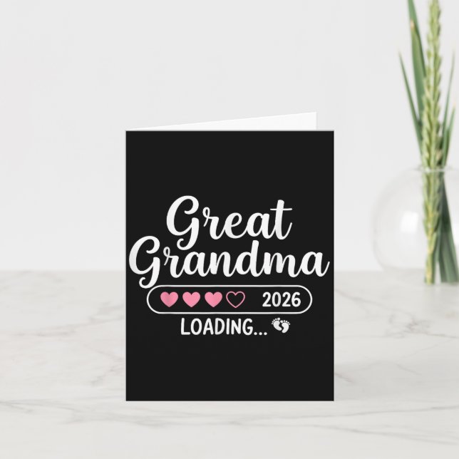 Carte Grand grand-mère 2026 Chargement (Devant)