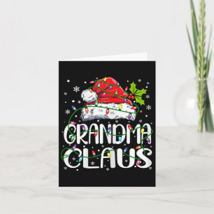 Carte Grand-mère Claus Noël Père Noël Matching Famille N