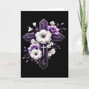 Carte Grand-mère Croix de Pâques Dieu Vêtement religieux