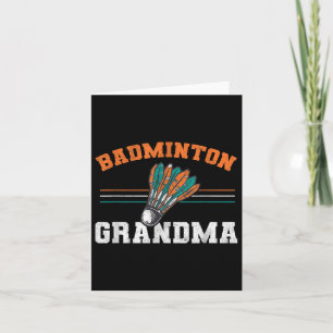 Carte Grand-mère de badminton Grand-mère Volant Femmes B