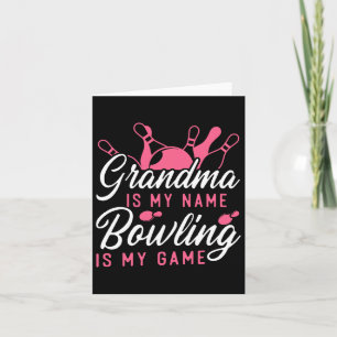 Carte Grand-mère de Bowling est mon nom Bowling I