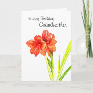 Carte Grand-mère de joyeux anniversaire