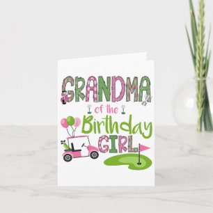 Carte Grand-Mère De La Fille Anniversaire Trou En Un Amo