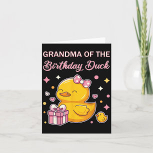 Carte Grand-Mère De L'Anniversaire Canard Noël Anime Par