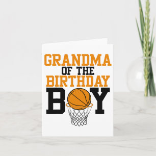 Carte Grand-Mère De L'Anniversaire Garçon Sketll Famille
