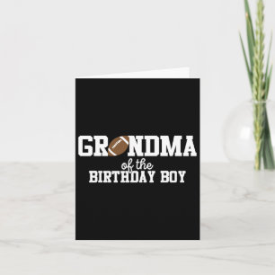 Carte Grand-Mère De L'Anniversaire Joueur De Football Pr