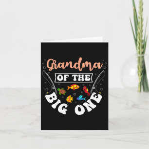 Carte Grand-Mère Du Big One Pêche Anniversaire Anniversa