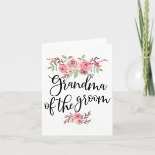 Carte Grand-Mère Du Mariage Groom Fête De Mariée _1