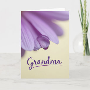 Carte Grand-mère Florale de Lavande