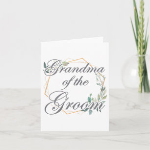 Carte Grand-Mère mariage Fête des mariées De La Salle _