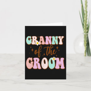 Carte Grand-Mère super Du Wedding shower Groom De Gro