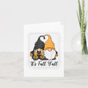 Carte Grand Novelle Gnome Halloween Drôle Son Chute Vous