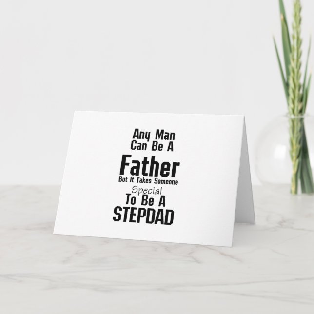 Carte Grand-papa de Stepdad de papas de cadeau du (Devant)