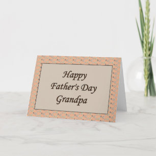 Carte Grand-papa heureux de fête des pères