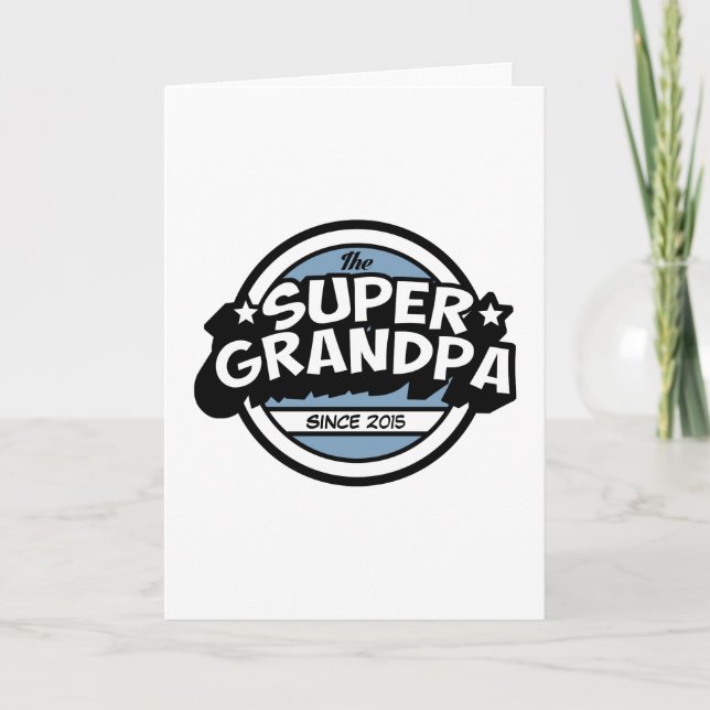 Carte Grand-papa superbe frais (Devant)